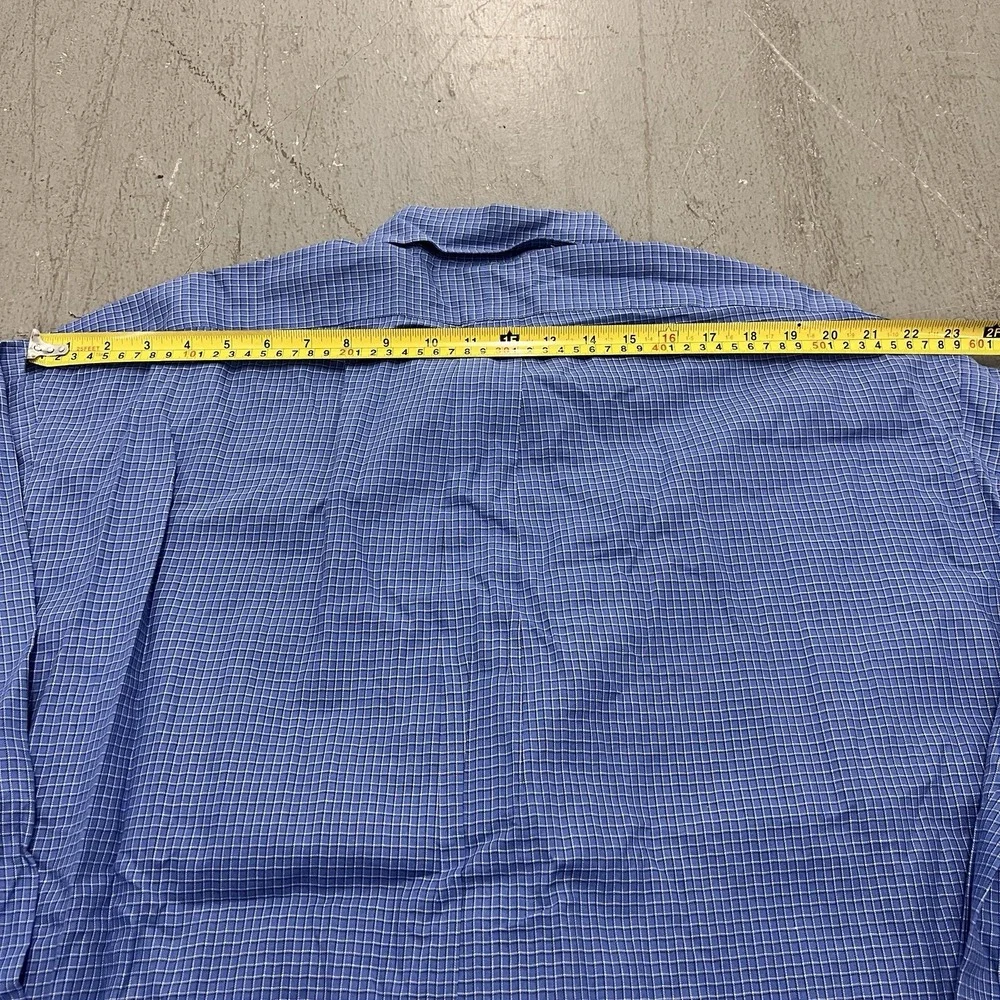 Polo Ralph Lauren Long Sleeve Button-Down Shirt XXL Blue with‎ White Stripes